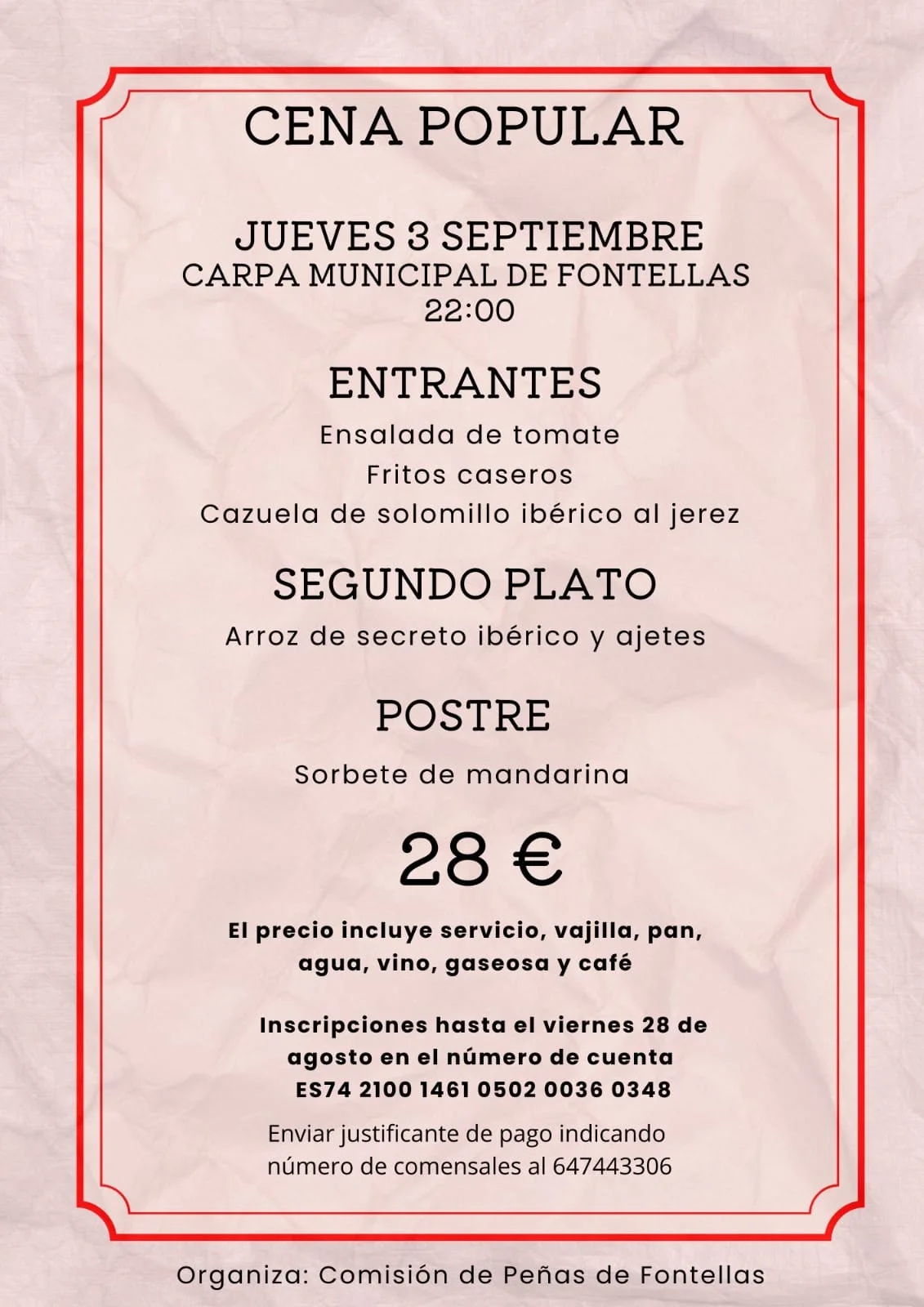 Cena Popular Sep26