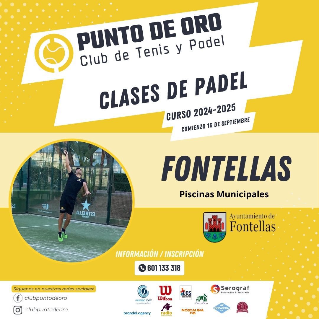 Clases Padel Cartel