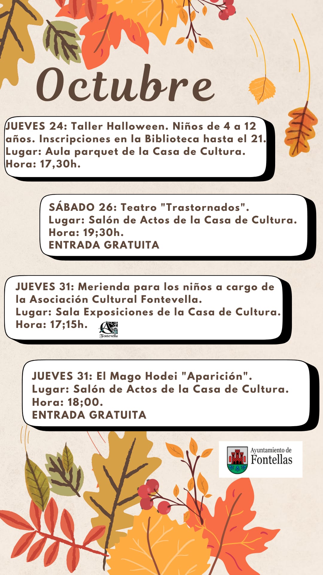 Agenda Octubre
