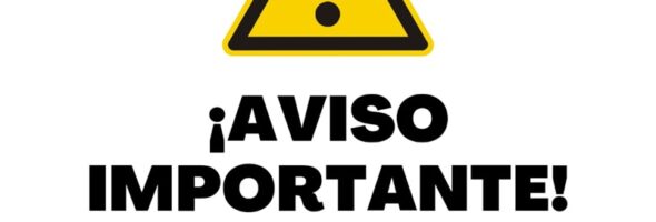 Aviso Importante