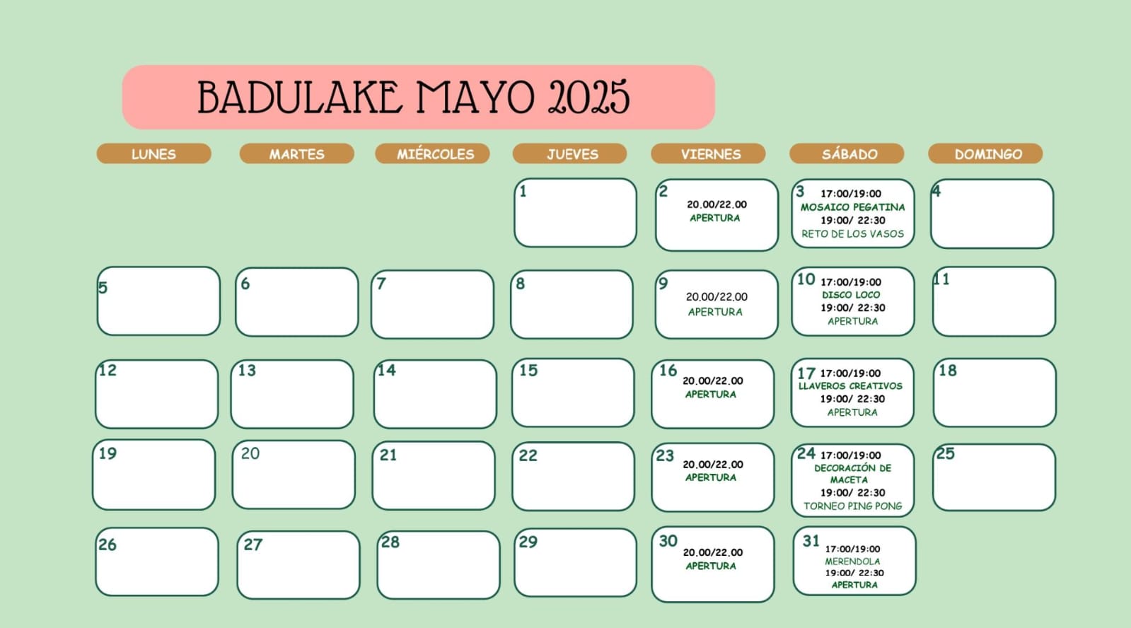badulake mayo 25