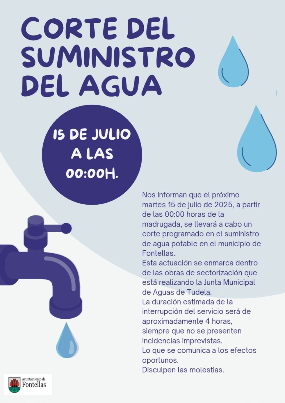 Corte agua julio25