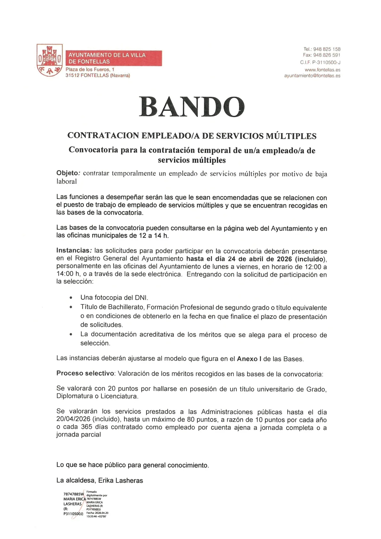 BANDO contratacion abril26