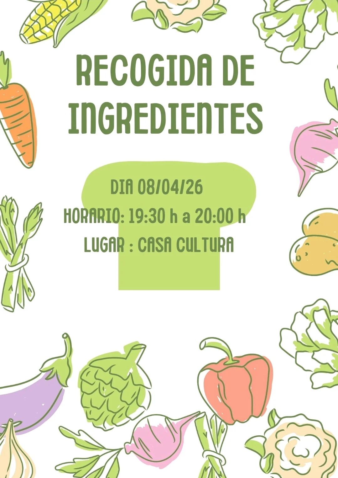 Recogida ingredientes