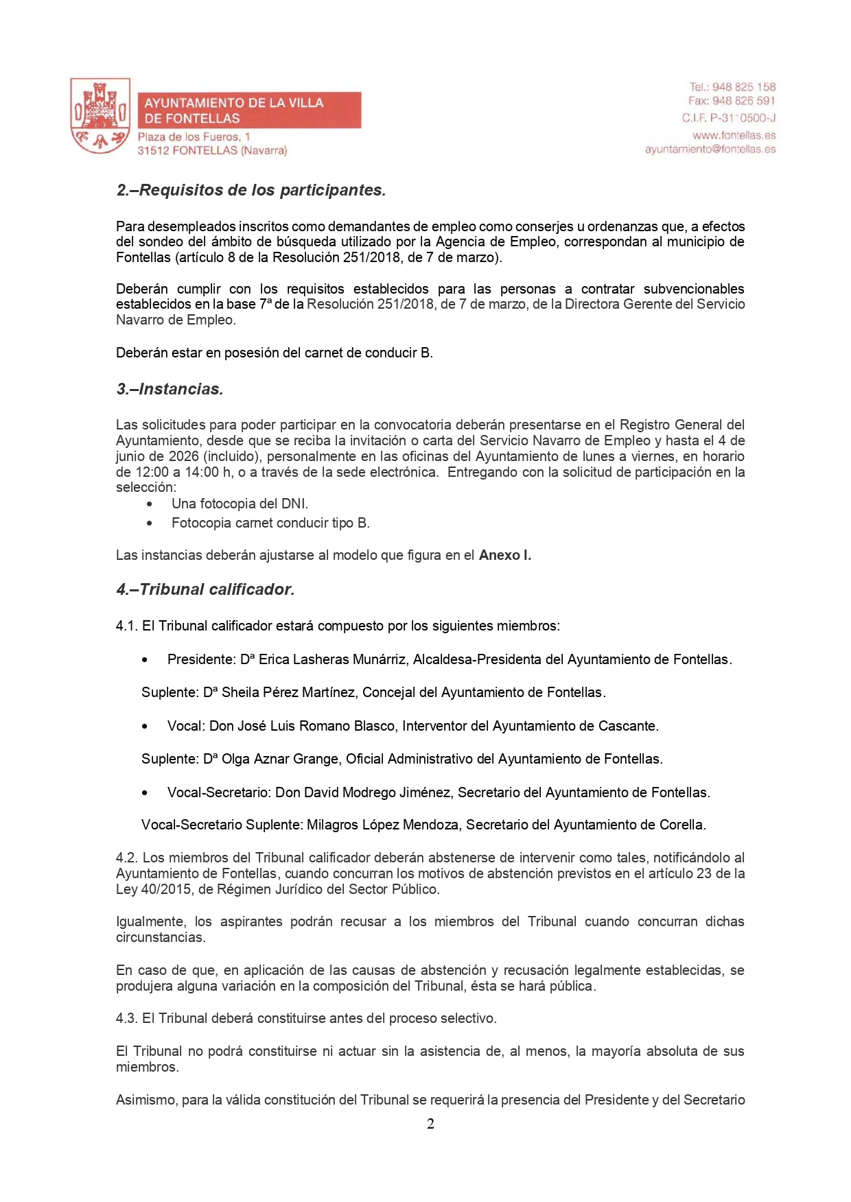 Resolución contratación conserjes u ordenanzas para piscinas 2026_page-0002