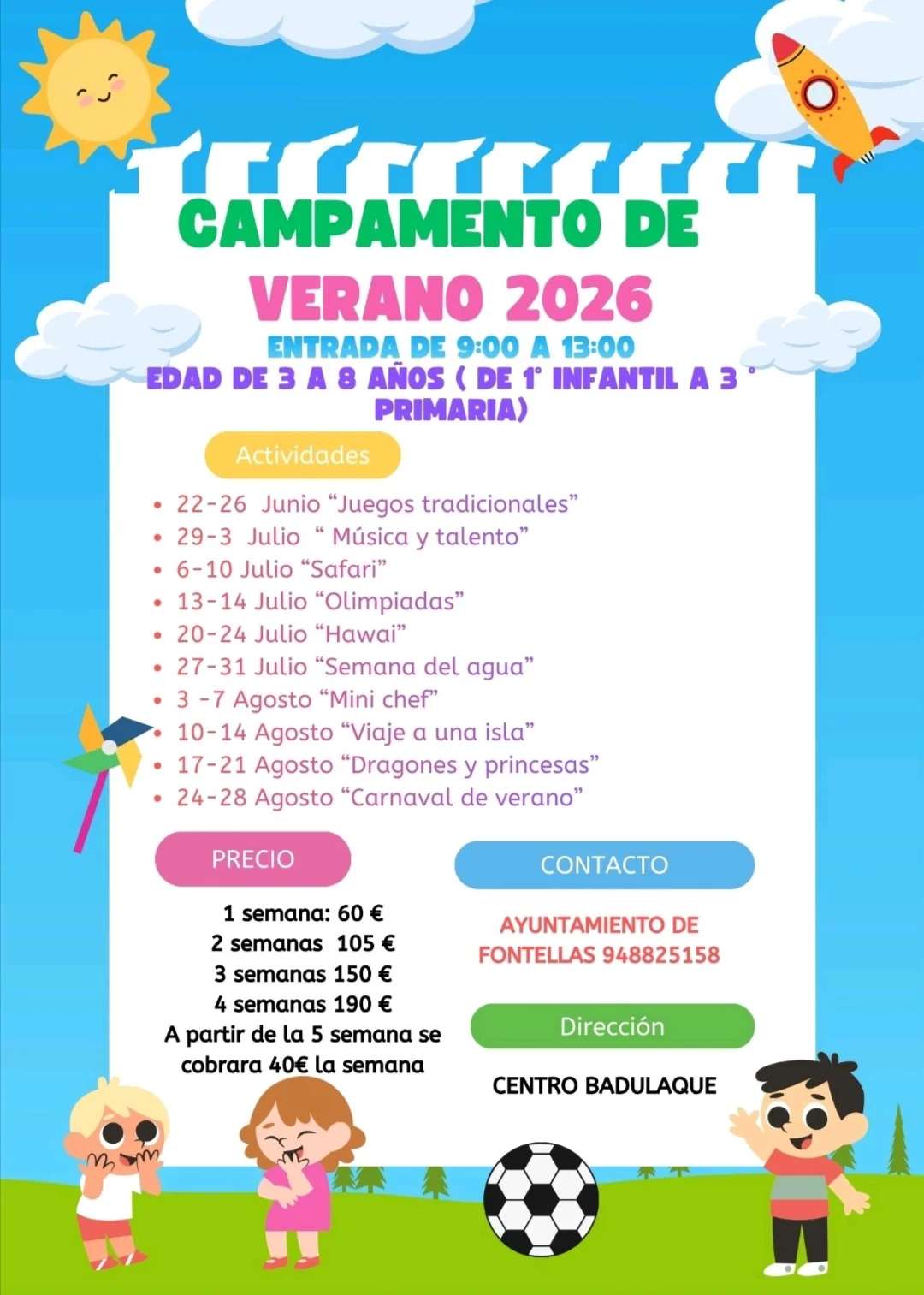 campamentos verano 2026