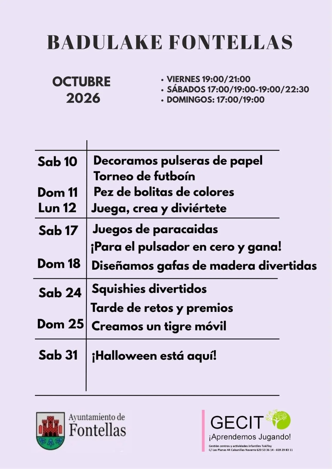 badulake octubre 26
